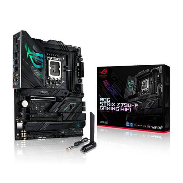 Asus ROG Strix Z790-F Gaming WIFI Motherboard (Intel Socket 1700/14th, 13th and 12th Generation Core Series CPU/Max 128GB DDR5 7800MHz Memory)
