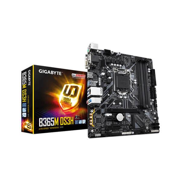 Gigabyte B365M DS3H Motherboard (Intel Socket 1151/9th And 8th Generation Core Series CPU/Max 64GB DDR4 2666MHz Memory)