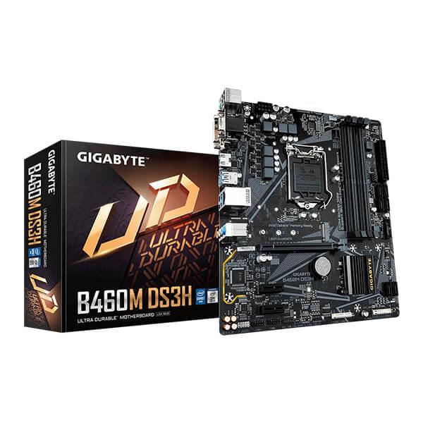 Gigabyte B460M DS3H Motherboard (Intel Socket 1200/10th Generation Core Series CPU/Max 128GB DDR4 2933MHz Memory)