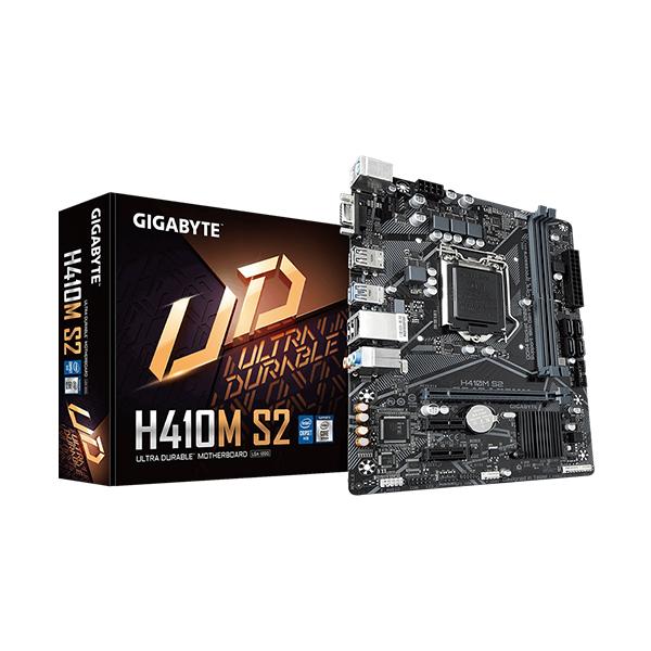 GIGABYTE H410M S2 Motherboard (Intel Socket 1200/10th Generation Core Series CPU/Max 64GB DDR4 2933MHz Memory)