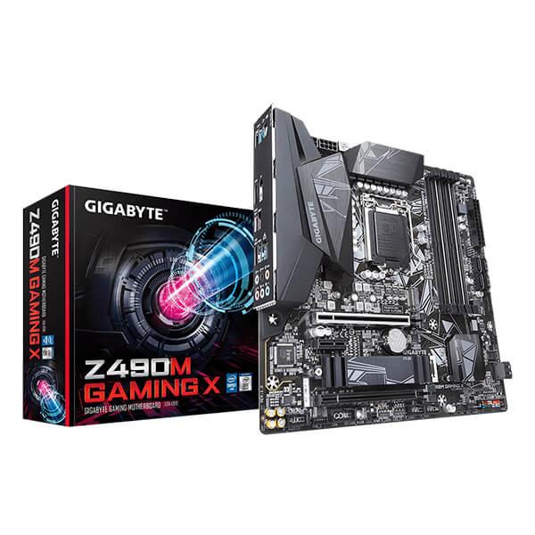 Gigabyte Z490M GAMING X Motherboard (Intel Socket 1200/10th Generation Core Series CPU/Max 128GB DDR4 4400MHz Memory)