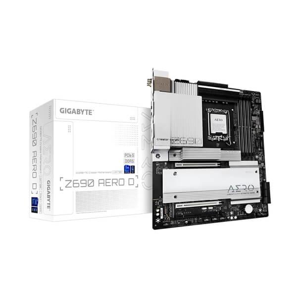 Gigabyte Z690 Aero D (Wi-Fi) Motherboard (Intel Socket 1700/12th Generation Core Series CPU/Max 128GB DDR5 6400MHz Memory)
