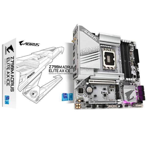 Gigabyte Z790M Aorus Elite AX Ice DDR5 Motherboard