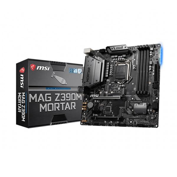 Msi MAG Z390M Mortar Motherboard (Intel Socket 1151/9th and 8th Generation Core Series CPU/Max 128GB DDR4 4400MHz Memory)