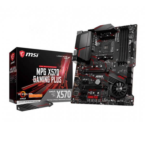 Msi MPG X570 Gaming Plus Motherboard (Amd Socket AM4/Ryzen Series CPU/Max 128GB DDR4 4400MHz Memory)
