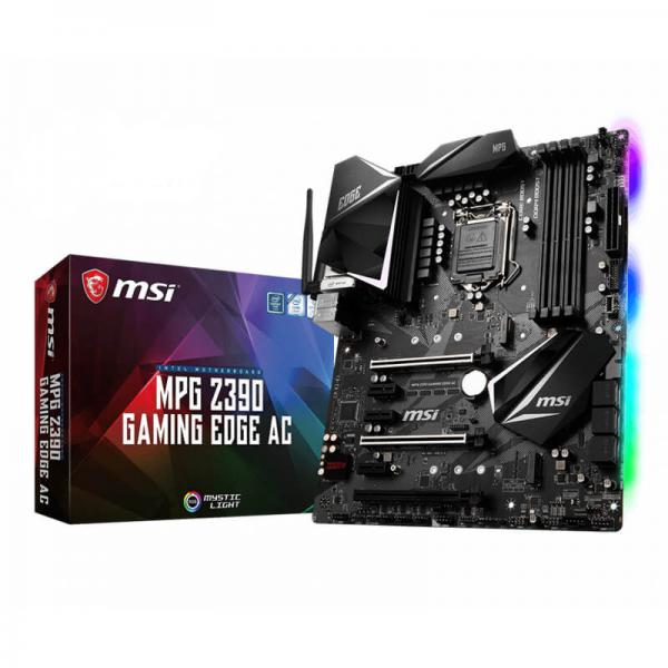 Msi MPG Z390 Gaming Edge AC (Wi-Fi) Motherboard (Intel Socket 1151/9th And 8th Generation Core Series CPU/Max 128GB DDR4 4400MHz Memory)