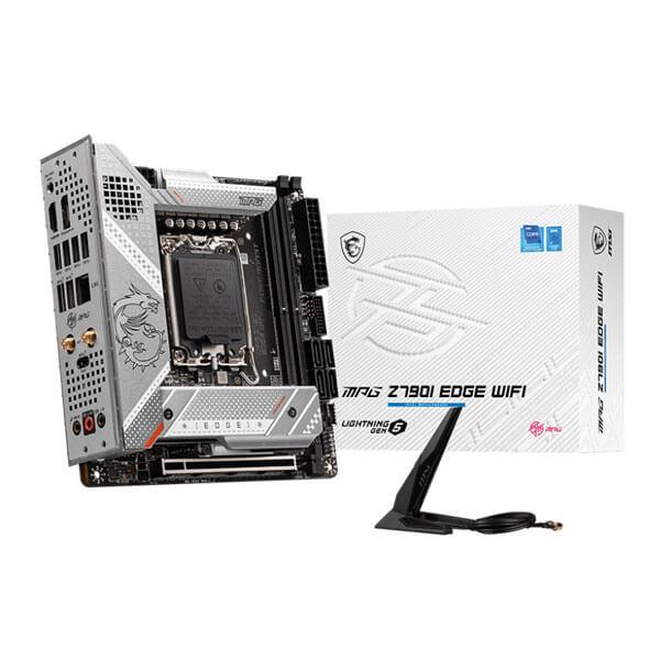 MSI MPG Z790I Edge WIFI Motherboard (Intel Socket 1700/14th, 13th And 12th Generation Core Series CPU/Max 64GB DDR5 8000MHz Memory)