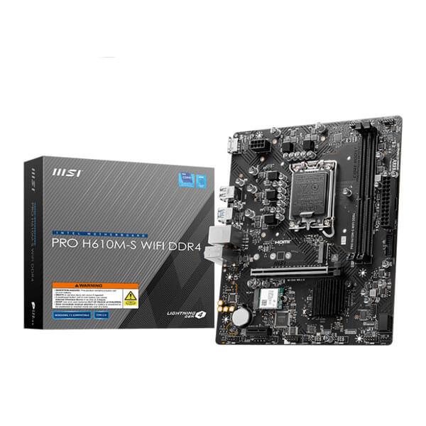 MSI PRO H610M-S WIFI DDR4 Motherboard