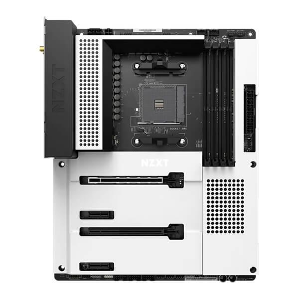 Nzxt N7 B550 (Wi-Fi) Motherboard (Matte White Cover)