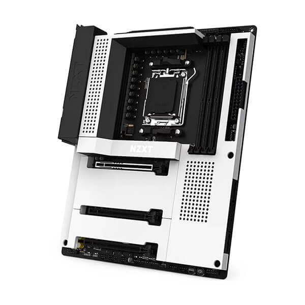 Nzxt N7 B650E (Wi-Fi) Motherboard - White Cover (AMD Socket AM5/Ryzen 7000 Series CPU/Max 128GB DDR5 6000MHz Memory)