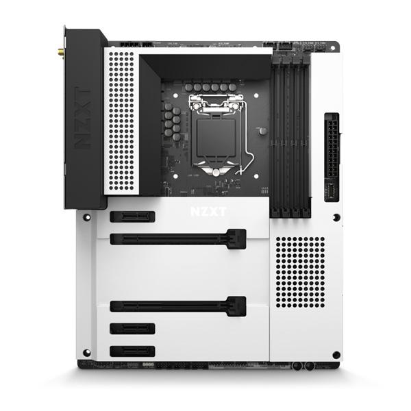 Nzxt N7 Z490 (Wi-Fi) Motherboard - Matte White Cover