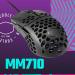 Cooler Master MM710 Gaming Mouse (16000 DPI, PixArt PMW3389 Sensor, Omron Switches, 1000Hz Polling Rate, Matte Black)