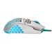 Cooler Master MM711 Retro RGB Ergonomic Gaming Mouse (16000 DPI, PixArt PMW3389 Sensor, RGB Lighting, Omron Switches, 1000Hz Polling Rate, Gray-Sky Blue)