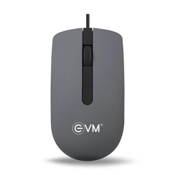 EVM Wired Optical Mouse - Black Grey (EVM-M009)