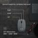 EVM NEO 3W042 Wireless Grey Mouse