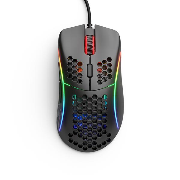 Glorious Model D RGB Ergonomic Wired Gaming Mouse (12000 DPI, 1000 Hz Polling Rate, Pixart PMW-3360 Sensor, RGB, Matte Black)
