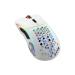 Glorious Model D Ergonomic Wireless Gaming Mouse (19000 DPI, Omron Switches, Glorious BAMF Sensor, RGB Lighting, 1000Hz Polling Rate, Matte White)