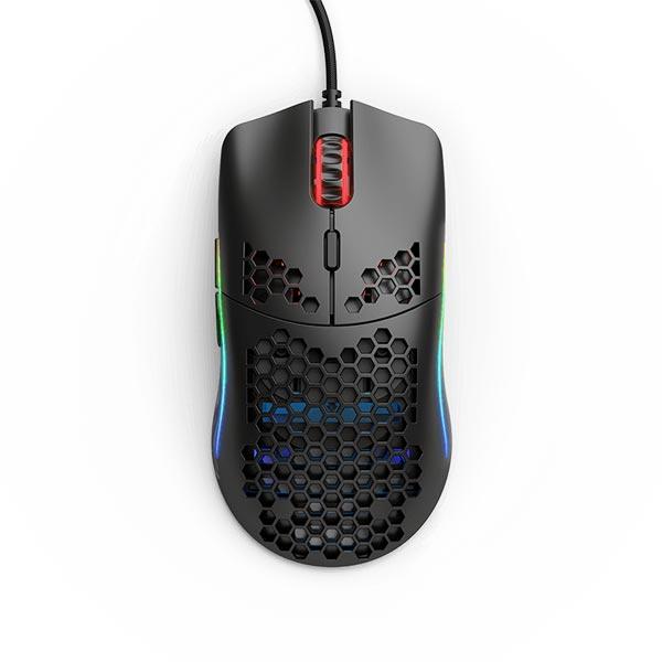 Glorious Model O Ambidextrous Wired Gaming Mouse (12000 DPI, Omron Switches, Pixart PMW-3360 Sensor, RGB Lighting, 1000Hz Polling Rate, Matte Black)