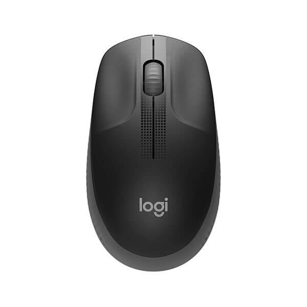 Logitech M190 Ambidextrous Wireless Mouse (1000 DPI, Optical Sensor, Charcoal)