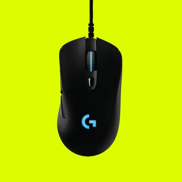 LOGITECH G403 PRODIGY Ergonomic Wired Gaming Mouse - (12000 DPI, Optical Sensor, RGB Lighting, 1000hz Polling Rate)
