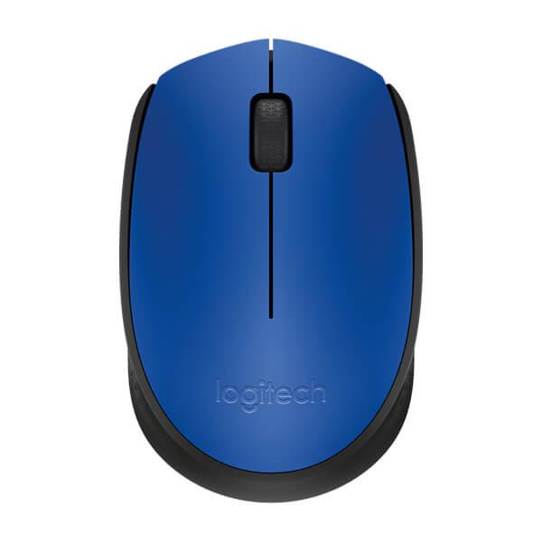 Logitech M171 Ambidextrous Wireless Mouse (Blue)