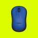 LOGITECH M221 Silent Blue Ambidextrous Wireless Mouse - (1000 DPI, Optical Sensor)