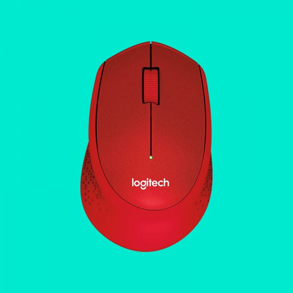 Logitech M331 SILENT PLUS Red