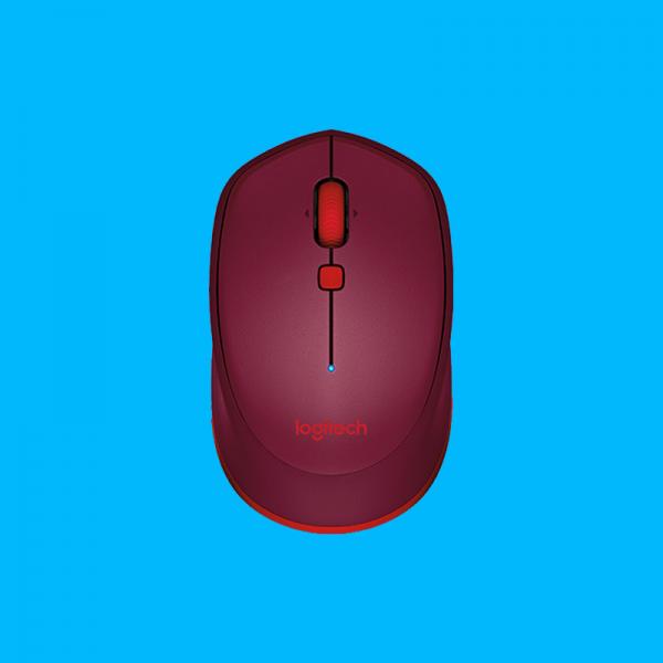 LOGITECH M337 Red Wireless Mouse - (1000 Dpi, Optical Sensor)