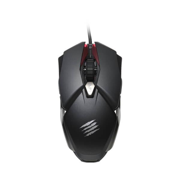 Mad Catz B.A.T. 6+ Ambidextrous Wired Optical Gaming Mouse (16000 DPI, RGB Lighting, Optical PMW 3389 Sensor, 2000Hz Polling Rate, Black)