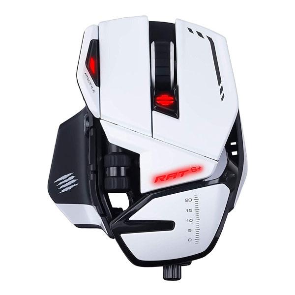 MadCatz R.A.T. 6+ Gaming Mouse (White)