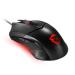 MSI Clutch GM08 Ambidextrous Wired Gaming Mouse - (4200 DPI, PixArt PAW 3519 Sensor, Red LED Lighting, 1000Hz Polling Rate)