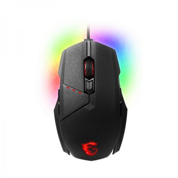 MSI CLUTCH GM60 Optical Wired Gaming Mouse - (10,800DPI, Omron Switches, Optcal Sensor, RGB Lighting, 3000Hz Polling Rate)