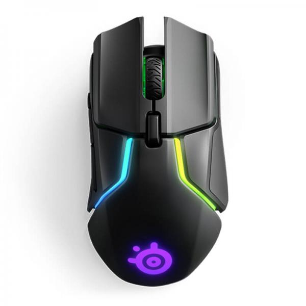 SteelSeries Rival 650 Wireless Gaming Mouse (12000 CPI, Optical Sensor, RGB Lighting, 1000Hz Polling Rate)