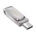 SanDisk Ultra Dual Drive Luxe 512GB Type-C OTG Pen Drive (Silver)