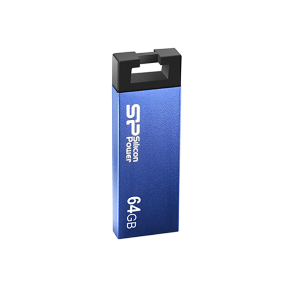 Silicon Power Touch 835 64GB USB 2.0 Pen Drive (Blue)