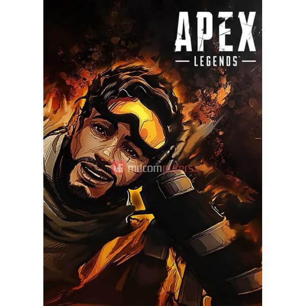 Apex Legends Mirage Game Poster (170GSM Full Gumming Sheet, 12x18 Inch)