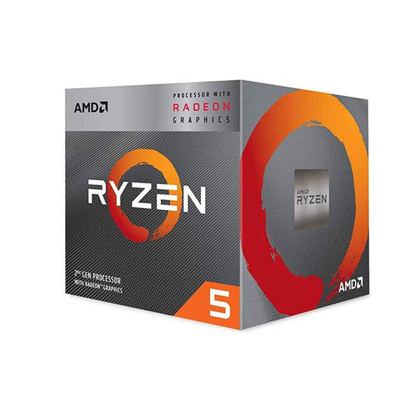 AMD Ryzen 5 3400G Processor with Radeon RX Vega 11 Graphics (4 Cores 8 Threads with Max Boost Clock of up to 4.2GHz, Base Clock of 3.7GHz, AM4 Socket and 6MB Cache Memory)
