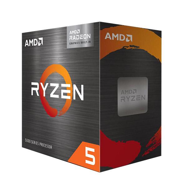 AMD Ryzen 5 5600G Processor with Radeon Graphics (6 Cores 12 Threads with Max Boost Clock of up to 4.4GHz, Base Clock of 3.9GHz, AM4 Socket and 19MB Cache Memory)