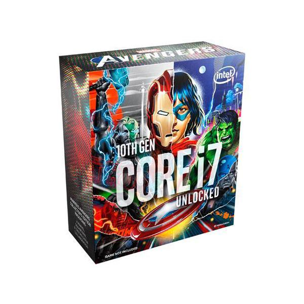 10th Gen Intel® Core™ i7-10700K Desktop Processor Marvel Avengers Special Edition 8 Cores up to 5.1GHz Unlocked LGA1200 (Intel® 400 Series chipset) 95W BX8070110700KA