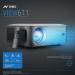 Ant Esports View 611 LED Smart Projector with Remote (White)