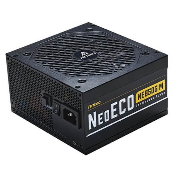 Antec NE650G M SMPS - 650Watt 80 Plus Gold Certification Full Modular PSU With Active PFC