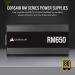 Corsair RM650 SMPS - 650 Watt 80 Plus Gold Certification Fully Modular PSU With Active PFC