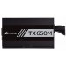 Corsair TX650M SMPS - 650 Watt 80 Plus Gold Certification Semi Modular PSU With Active PFC