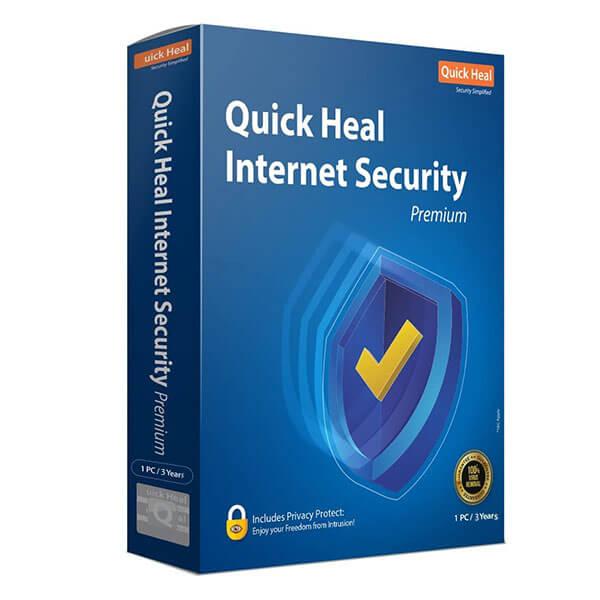 Quick Heal Internet Security Premium 1 User 3 Years Antivirus (Blue)