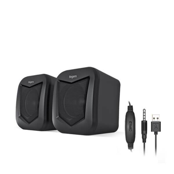 Fingers DeskSound 2.0 USB Speaker (Black)