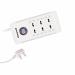 Honeywell Platinum Series 6 Socket 1.5Meter Power Cable Surge Protector (White)