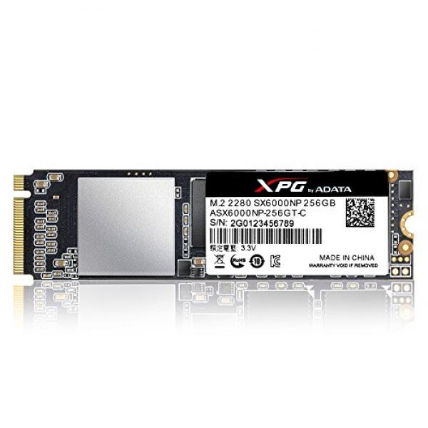 Adata XPG SX6000 256GB 3D NAND M.2 NVMe Internal SSD (ASX6000NP-256GT-C)