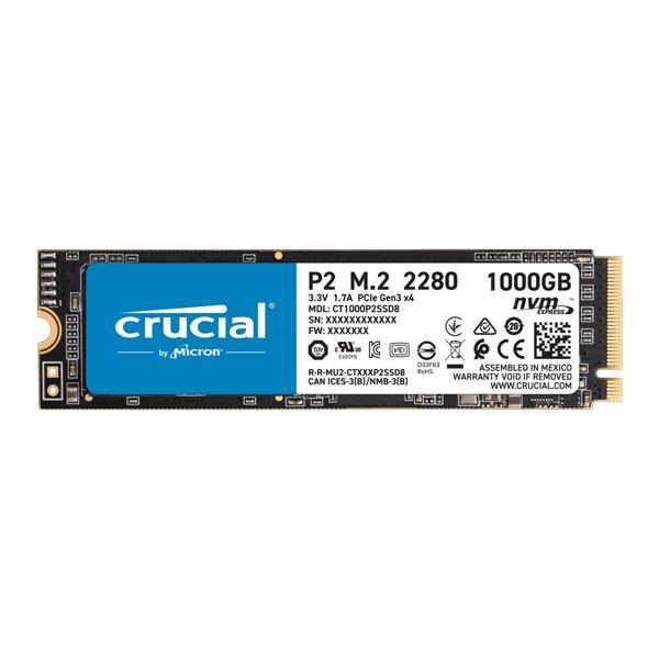 Crucial P2 1TB M.2 NVMe Internal SSD