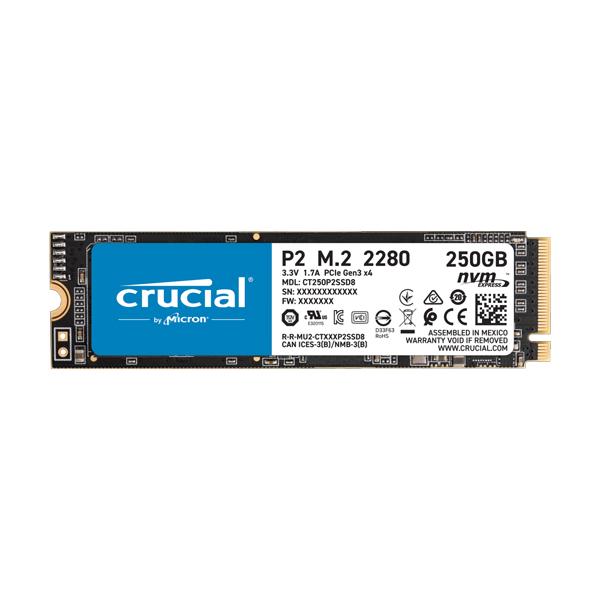Crucial P2 250GB M.2 NVMe Internal SSD (CT250P2SSD8)