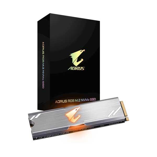 Gigabyte Aorus RGB 256GB 3D NAND M.2 NVMe Internal SSD (GP-ASM2NE2256GTTDR)